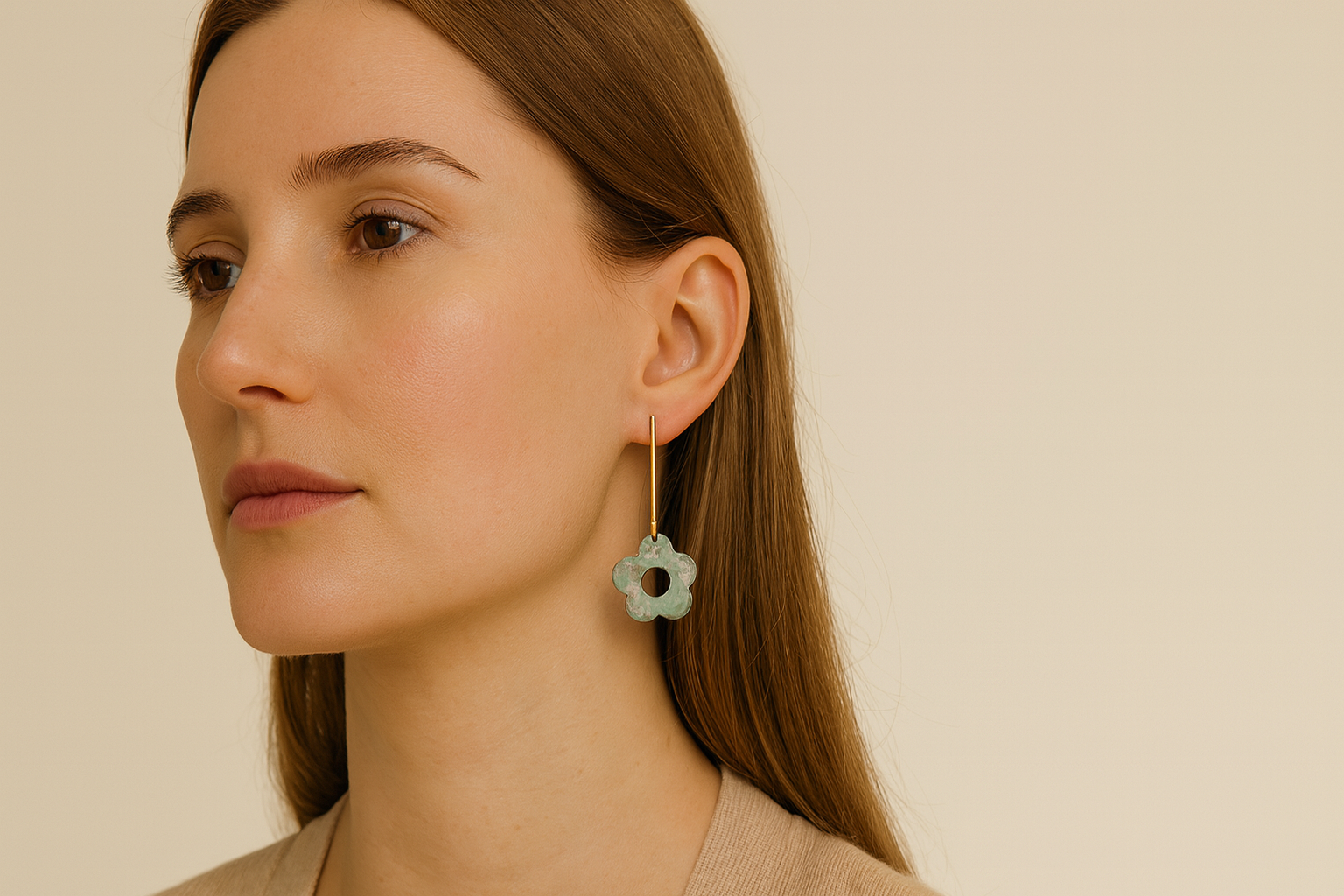 Pendientes minimalistas ligeros para el día a día - Joyas minimalistas Mandarina Crush